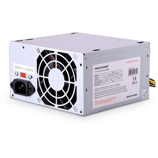 Fonte de Alimentação ATX 200W FAN 8 CM