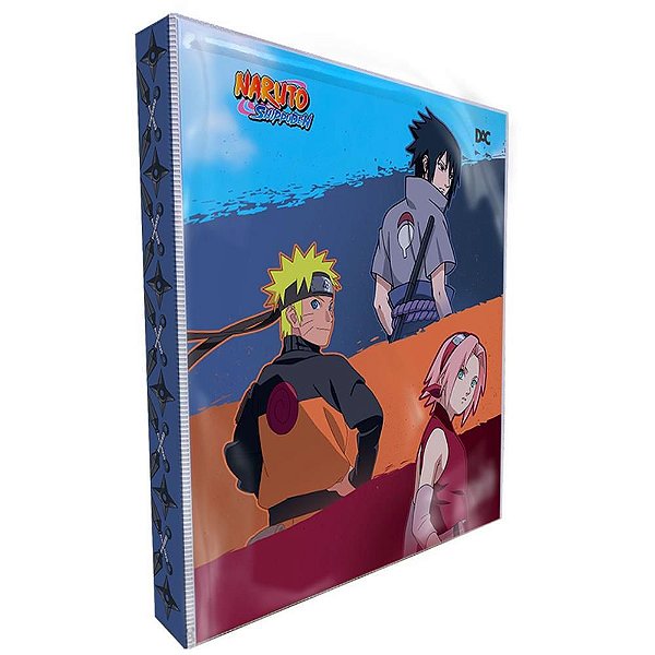 Fichário de PVC Naruto P/CARDS UNIV.40MM