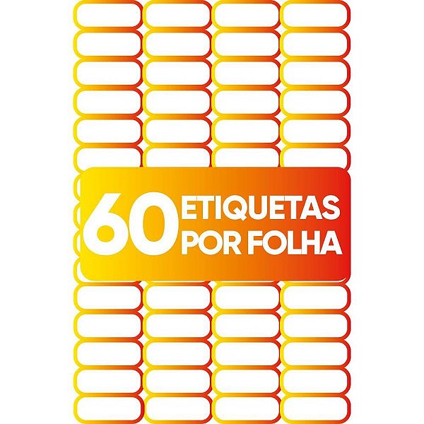 Etiqueta Carta 6189 100 FLS 16,93X44,45 MM CX.C/6000