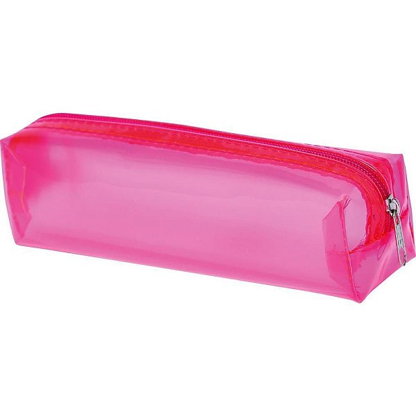Estojo PVC LIGHTS PINK 1 Zíper Pequeno