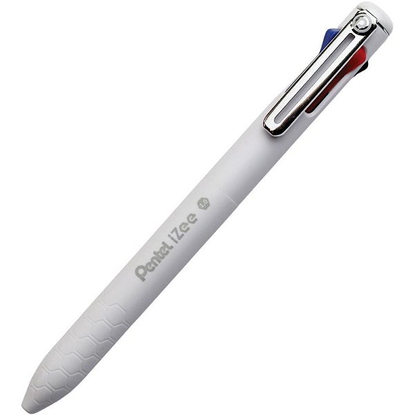 Caneta Esferográfica Izee 4 Cores 1.0MM Branca Caixa com 12