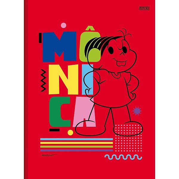 Caderno Brochurão Capa Dura Turma da Monica 48F PCT.C/10