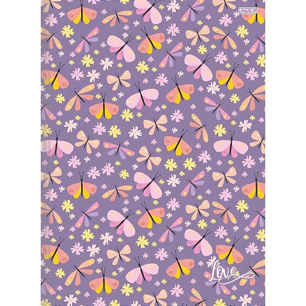 Caderno Brochura 1/4 Capa Dura Love 80F PCT.C/05