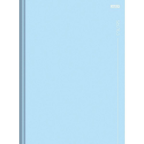 Caderno Brochura 1/4 Capa Dura Colors 80 Folhas Pacote com 5