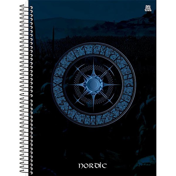 Caderno 10X1 Capa Dura Nordic 160 Folhas Pacote com 04