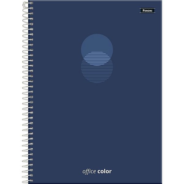 Caderno 1X1 Capa Dura Office Color 80 Folhas - Pacote com 4 Unidades