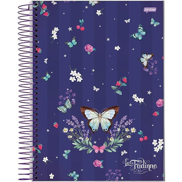 Caderno 01X1 Capa Dura LA Fadinne 80FLS. PCT.C/04