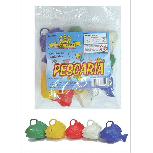Kit Brinquedo Diverso Peixinho – Pacote com 10 Unidades