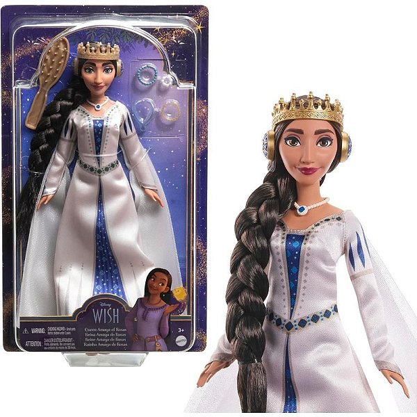 Boneca Disney Daylight FD Queen DOLL - Rainha AMAYA de Rosas