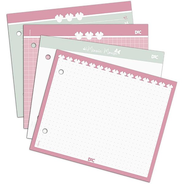 Bloco para Ficheiro Minnie Horizontal 80F