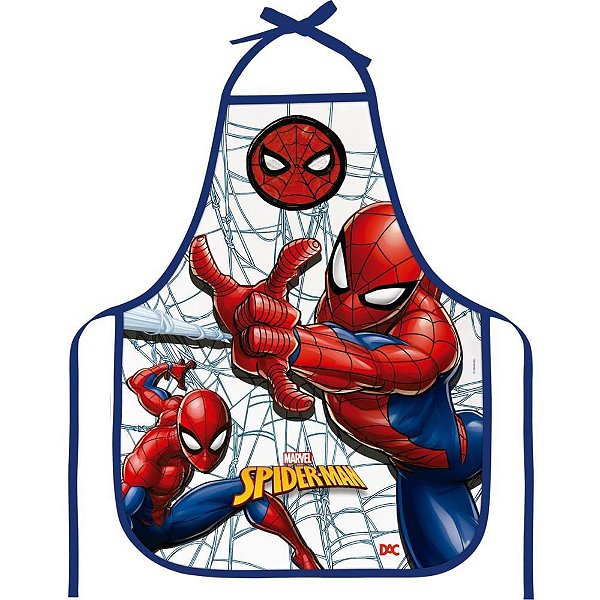 Avental Escolar Decorado SPIDER-MAN PVC 390X490MM