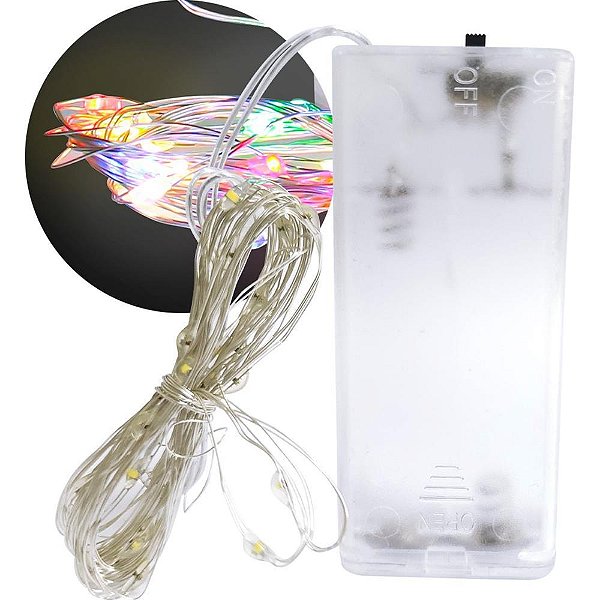 Artigo para Festa Fio de LED Multicores 30LED 3M