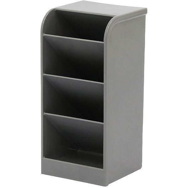 Acessório para Mesa Organizador Diagonal Cinza