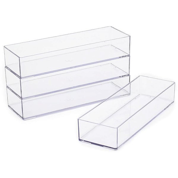 Kit Modular de Acessórios para Mesa com 4 Bandejas