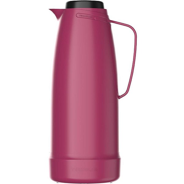 Garrafa Térmica Rosca Bule Dama Lilás Madeira 1L