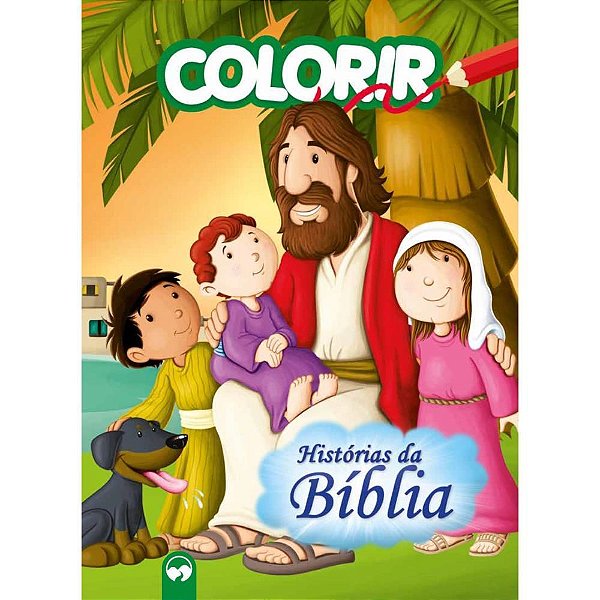 Livro Infantil Colorir Histórias da Bíblia 16 Páginas