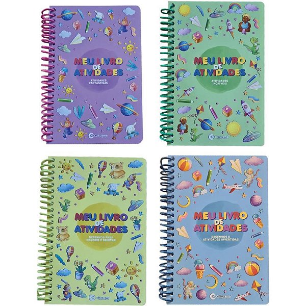 Livro Infantil Colorir Meu Livro de Atividades ESP (S C/04