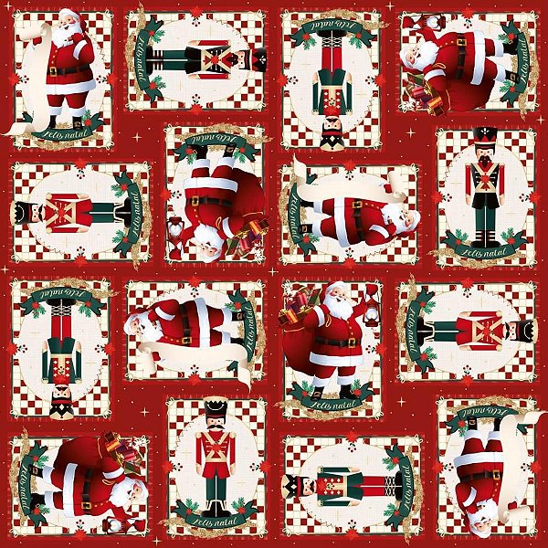 Papel Presente Natal KIT Completo 70X100CM