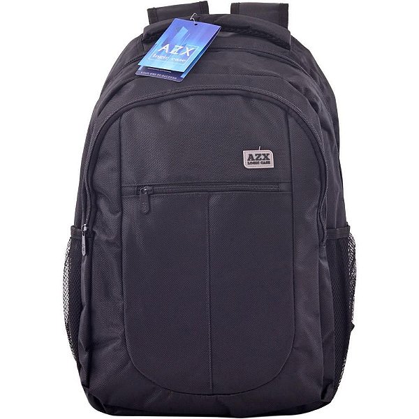 Mochila Notebook Executiva 3 Bolsos Preta