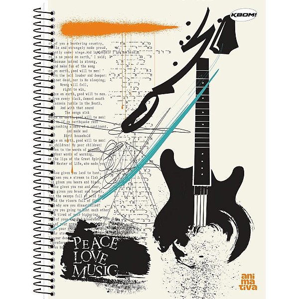Caderno 20X1 Capa Dura KBOM Masculino 400 Folhas - Pacote com 2 Unidades