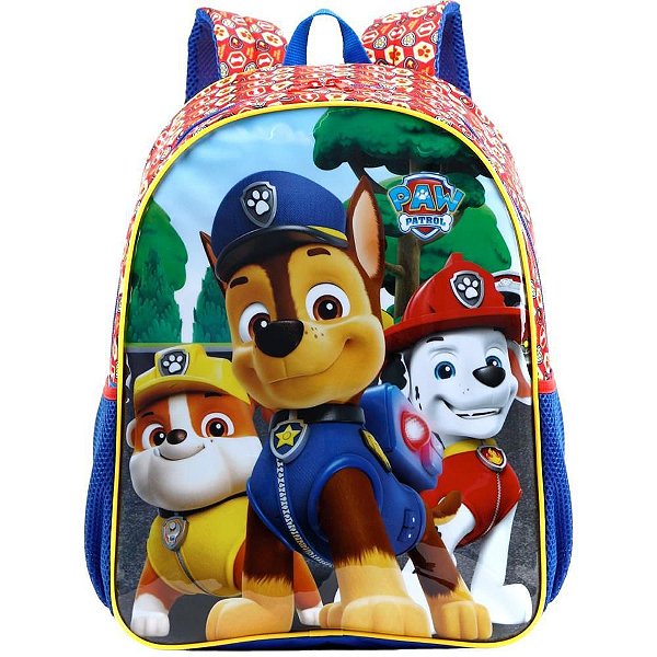 Mochila Infantil Patrulha Canina X2