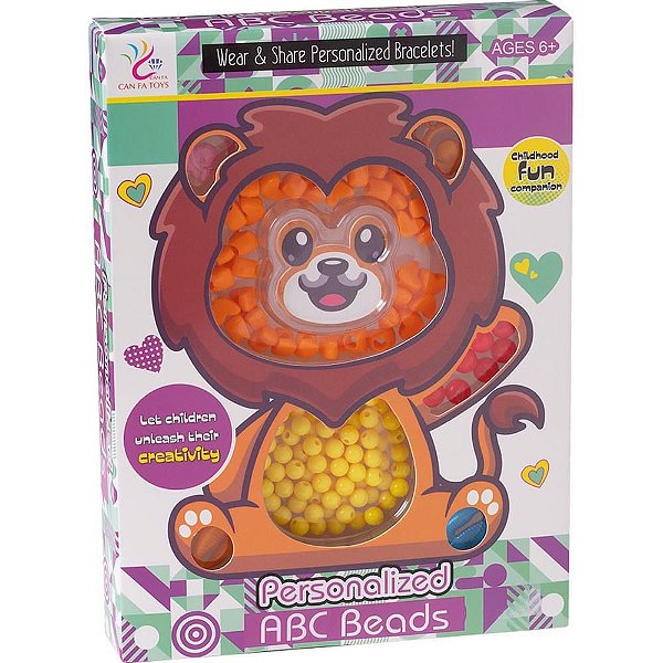 Kit Miçangas Leãozinho - 19X14X3