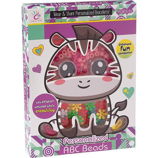 Kit Miçangas Zebrinha - 19X14X3CM