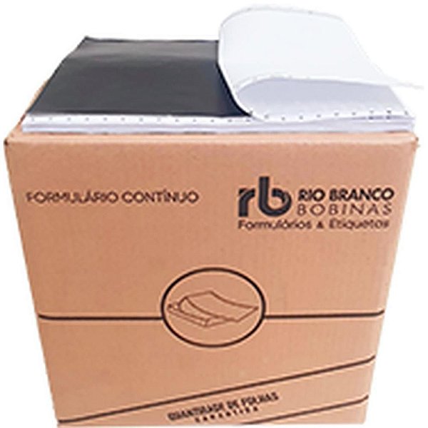 Formulário Contínuo Razão 3 Vias 80 COL 50G C/CARBO C/ 2000