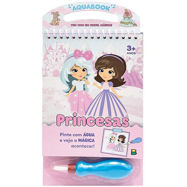 Livro Aquabook Princesas 25X14,2CM - 10 Páginas