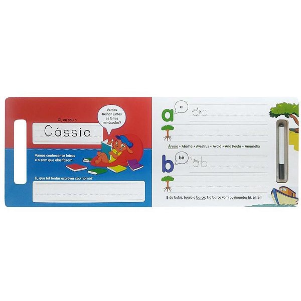 Livro Caligrafia Escolinha ESCRE Apag.let Minus