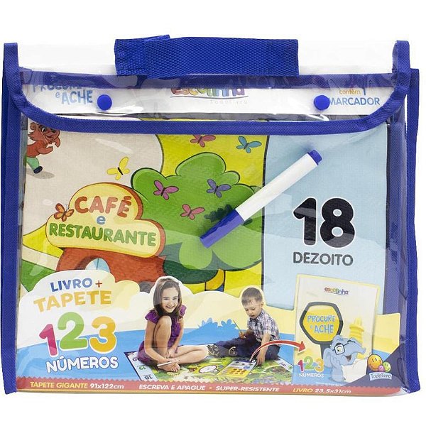 Livro de Atividades Escolinha L.tapete NUM.91X122C