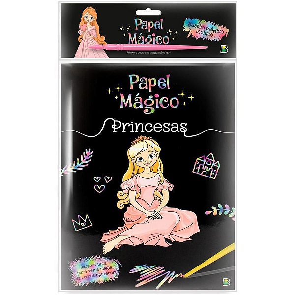 Papel A4 Color Papel Mágico Princesas 5FLS Pacote