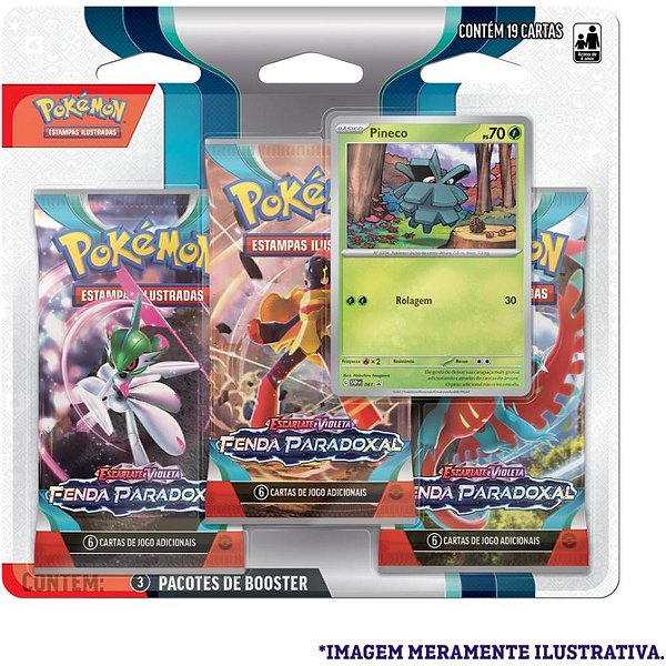 Jogo de Cartas Pokemon EV 04 Fenda Paradoxal BL.C/03