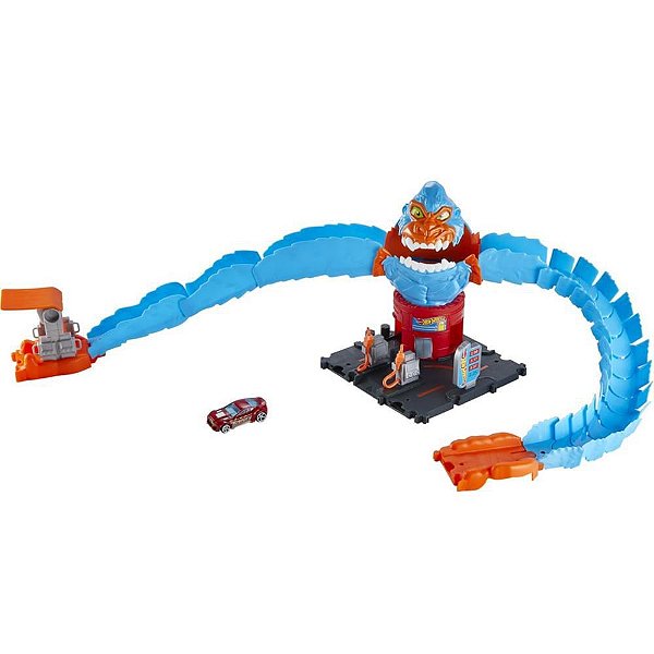 Hot Wheels Pista CITY Nêmesis Gorila Posto de Gasolina