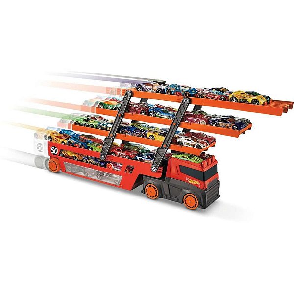 Hot Wheels Pista CITY Mega Caminhão Reboque