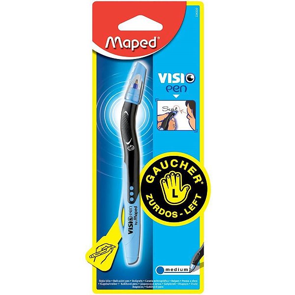 Caneta Esferográfica Vision Pen para Canhotos Azul 1.0MM