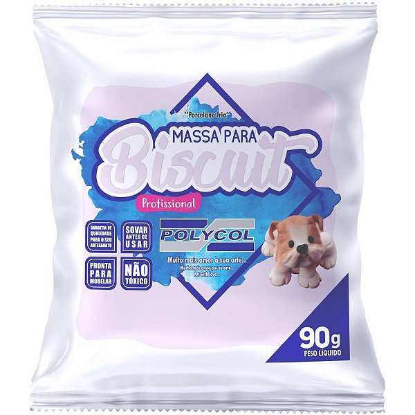 Massa de Porcelana Fria Biscuit 90G Lilás Soninho CX.C/12
