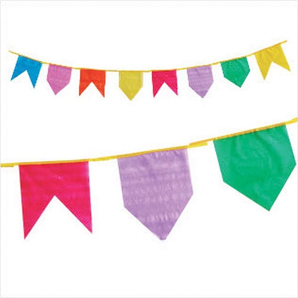 Artigo para Decoração Bandeirinha Plástica 10M