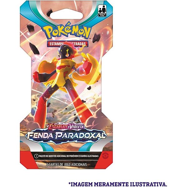 Jogo de Cartas Pokemon EV 04 Fenda Paradoxal DP.C/24