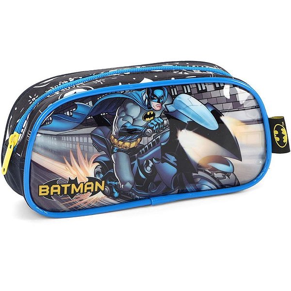 Estojo Tecido Batman 1ZÍPER Azul