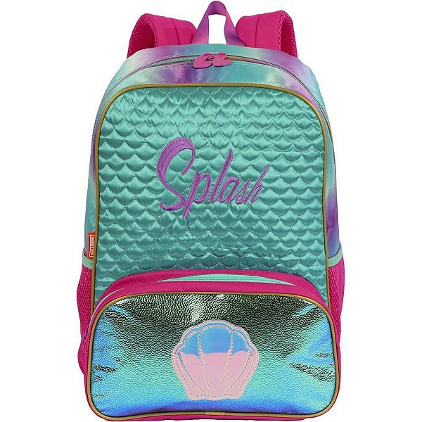 Mochila Infantil Mermaid G Colorida 41CM