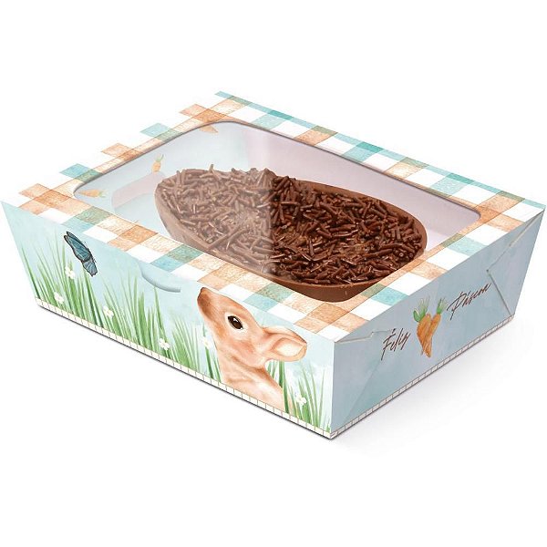 Caixa P/OVO de Páscoa 250G Charles OVO C/COLHER PCT.C/06