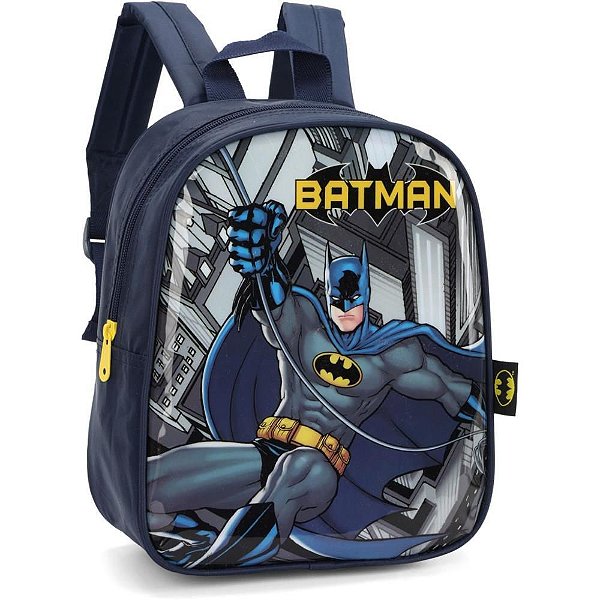 Mochila Infantil Batman Petit P Azul Escuro - Luxcel