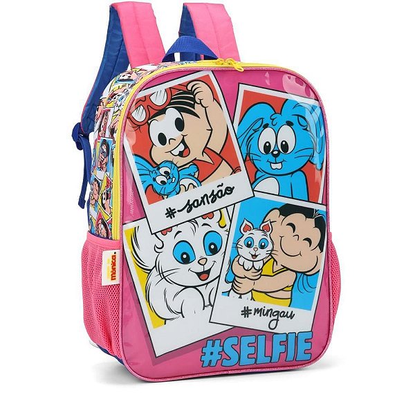 Mochila Infantil T. da Monica G Rosa