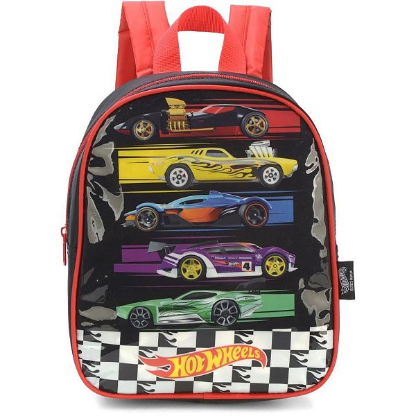 Mochila Infantil HOT Wheels Petit P Vermelha