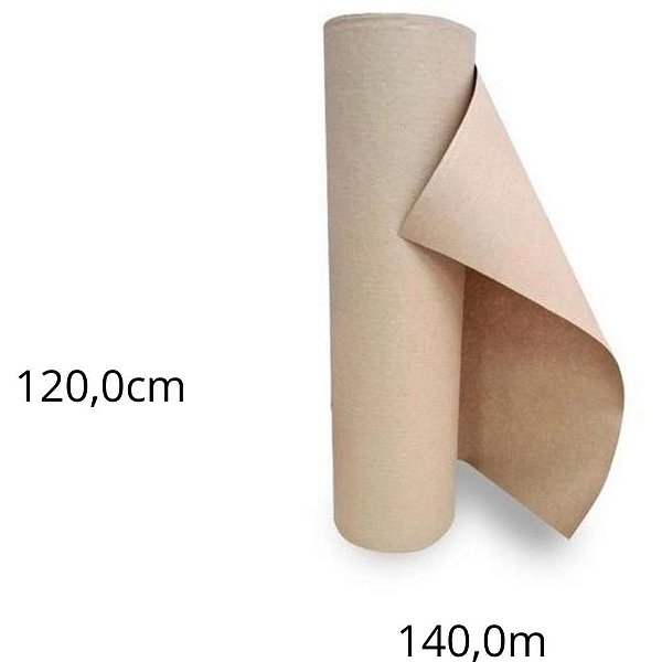 Papel Semi KRAFT Bobina 120CM X 140M 60G.