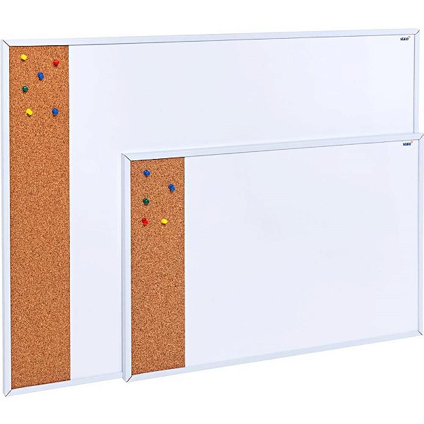 Quadro Aviso Moldura Madeira 60X40CM UV Brilhante FIT BRAN