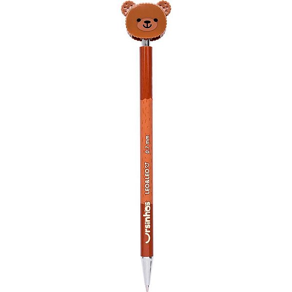 Lapiseira 0.7MM Ursinhos com Grafite - 4 Modelos - Pacote com 24