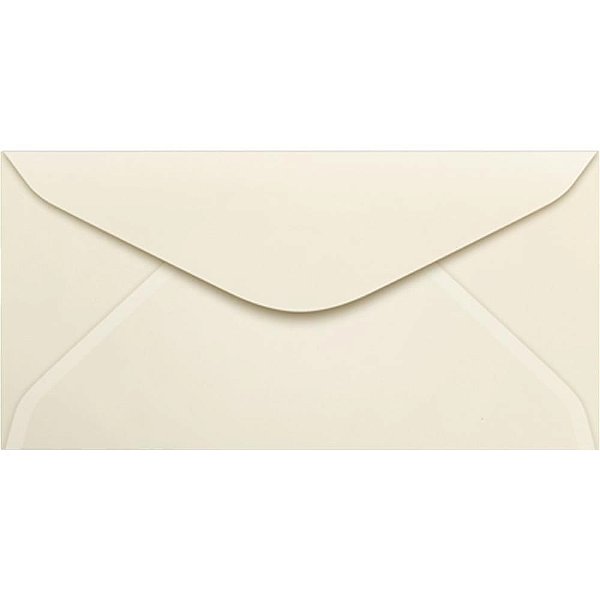 Envelope Ofício Colorido 114X229 Creme PCT.C/100