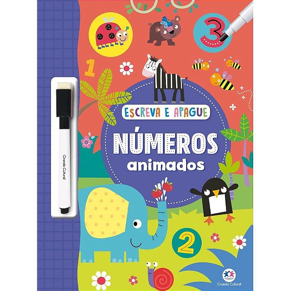 Livro de Atividades Caneta Mágica Numeros -  Espiral